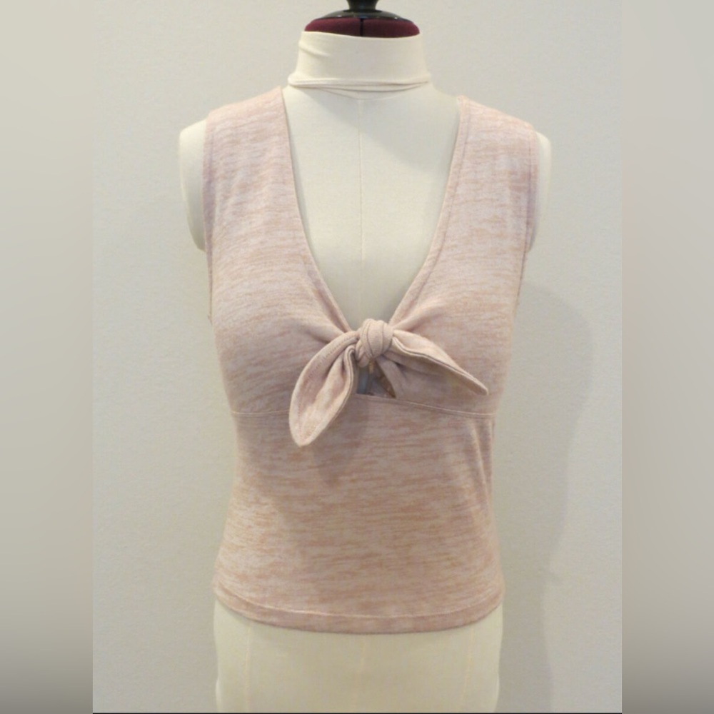American Eagle Knot Front Top